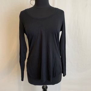 Fabletics Black long sleeve tee